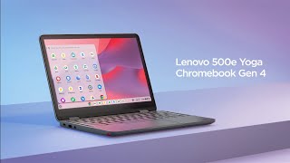 Lenovo 500e Yoga Chromebook Gen 4 Product Tour [upl. by Kirk]