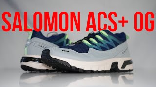 SALOMON ACS OG  Unboxing review amp on feet [upl. by Mori]