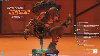 INSANE JUNKRAT POTG AQUAMARINE JUNKRAT GAMEPLAY OVERWATCH 2 SEASON 11 [upl. by Faina649]