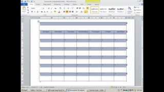 How to Create and Customize Calendar in MS Word [upl. by Sand445]