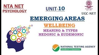 WELLBEING TYPESHEDONIC amp EUDEMONIC EMERGING AREAS OF PSYCHOLOGY [upl. by Cown]