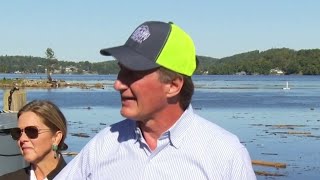 Gov Youngkin assess damages at Claytor Lake [upl. by Sela363]