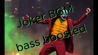 Joker Bgm Full Song Bass Boosted🎧🎶😘😘😘😘😘 [upl. by Asiela728]