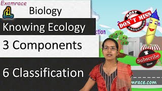 Knowing Ecology  Its 3 Components amp 6 Classification of Ecosystem [upl. by Nomyad16]