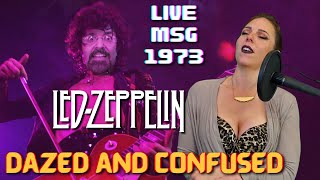 Dazed and Confused LIVE MSG 1973 Led Zeppelin Reaction Madison Square Garden  first time hearing [upl. by Oicram]