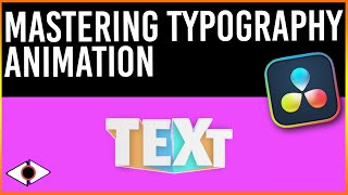 Become A Typography Animation MASTER [upl. by Townsend267]