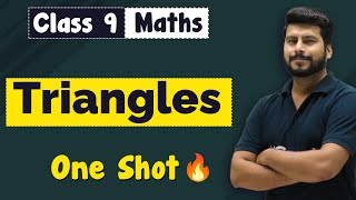 Triangles Class 9 in One Shot Revision  Class 9 Maths Chapter 7 [upl. by Aenea]