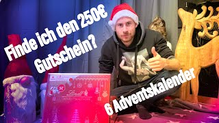 Adventskalender Unboxing  Lindt 250€ Kaufland Gutschein  opening unboxing schokolade [upl. by Nekal]