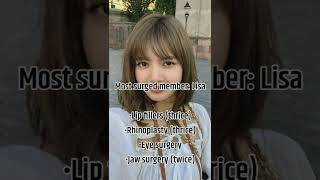 Blackpink member plastic surgery according to expert No hate Blackpink Blackpinkfacts [upl. by Mooney]