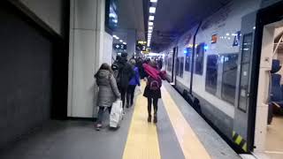 Arriving at Malpensa Airport with Malpensa Express train [upl. by Sidalg]