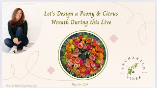 Let’s design a fruit and flowers wreath for summer [upl. by Luahs374]