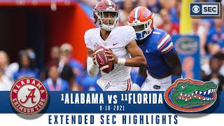 1 Alabama vs 11 Florida Extended Highlights  CBS Sports HQ [upl. by Chang846]