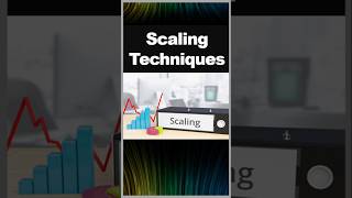 Scaling Techniques Summary  shorts short shortsfeed [upl. by Dowell852]