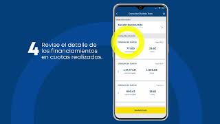 ¿Cómo consultar los financiamientos en tus Tarjetas de Crédito Banpaís desde BP en Línea App [upl. by Enois934]