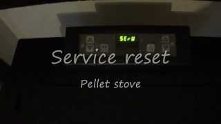 Service reset pellet stove [upl. by Janina]