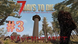 7 Days To Die  Ravenhearst Mod  EP3  Setting Up Base [upl. by Gilmour]