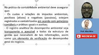 Aula 7 1 Contabilidade Ambiental [upl. by Eleinad]