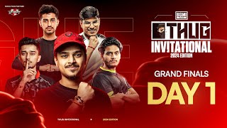 Thug Invitational 2024  Grand Finals D1  BGMI  Ft iQOO SouL GT Carnival Gaming etc [upl. by Atok]