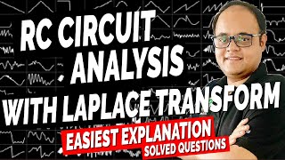 RC Circuit Analysis using Laplace Transform Unit step and Unit Impulse Response [upl. by Yknip]