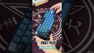 Rk61 Plus Sky Cyan Typing Test [upl. by Us]