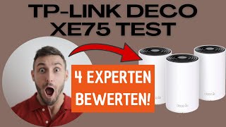 TPLink Deco XE75 Mesh WLANSet Test Erfahrungen Review [upl. by Adnal]