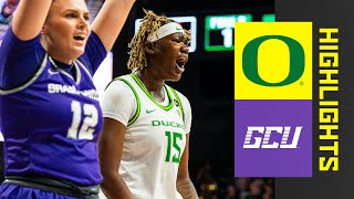 Oregon Womens Basketball vs GCU  GAME HIGHLIGHTS 2023 [upl. by Rhody]