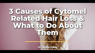 3 Causes of Cytomel Related Hair Loss  Treatments [upl. by Balfore]