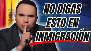 🛑𝐂𝐔𝐈𝐃𝐀𝐃𝐎🛑NO caigas en las PREGUNTAS TRAMPA que ARRUINARÁN tu entrada a ESPAÑA por inmigración 2024 [upl. by Kimbell]