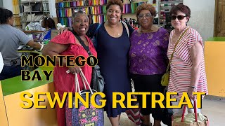 My Sewing Retreat in Montego Bay Jamaica  featuring fabric hauls late night sewing amp a beach day [upl. by Ailecra]