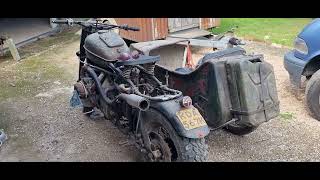 Citroen engined1972 Cossack Dnepr Motorcycle and sidecar [upl. by Accemahs]