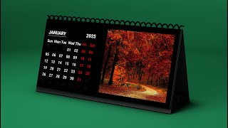 Calendar design 2025 in adobe illustrator tutorial illustrator tutorials design graphics logo [upl. by Eillas]