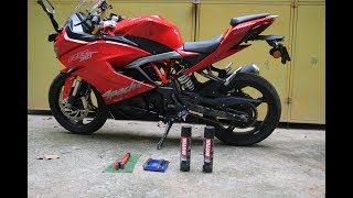 DIY  RR 310 Chain Cleaning and Lubing [upl. by Sissy461]