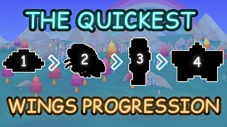 The QUICKEST Wings Progression in Terraria [upl. by Auburta774]