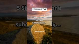 5 Signs someone likes you subconsciouslysubscribe psychologyfacts shorts unique [upl. by Peltz]