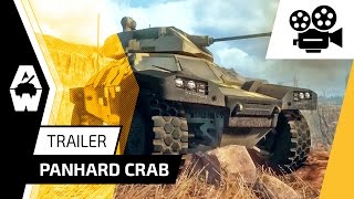 Armored Warfare  Panhard CRAB Trailer [upl. by Lehcear703]