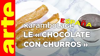 Le « chocolate con churros »  Karambolage España  ARTE [upl. by Anitnatsnok]