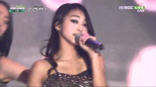 111124 MBC 2011 Melon Music Awards SISTAR vs Secret  Dance Battle [upl. by Yeslehc]