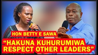 🔥🔥🔥quotWAKIKUYU HAWANA WAKATI WA KUHURUMIA MTULAZIMA TUBEBELEZE RUTOquot HON BETTY E SAWA WARN RIGATHI [upl. by Vey]