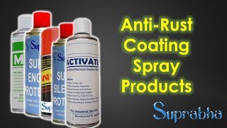 AntiRust coating Products Aerosol Spray  Suprabha LLP [upl. by Anwaf]