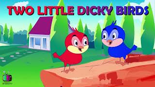 Two Little Dicky Birds Sitting On a Wall  Peter and Paul  Nursery Rhyme  kids song [upl. by Lisan]