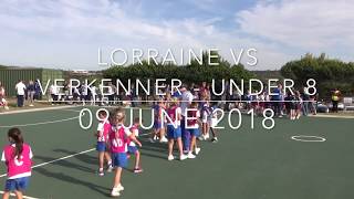 Netball  Lorraine vs Verkenner  U8 [upl. by Notsob]