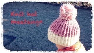 【かぎ針編み】 引き上げ編みのニット帽の編み方How to crochet a knit hat by meetang [upl. by Thursby]