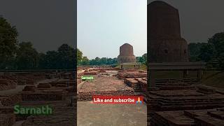 Sarnath Ashok stambh park Varanasi sarnath stupa Buddha holi placetrendingshortviralshort [upl. by Rehtaef122]