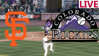 🔴LIVE 🔴 San Francisco Giants vs Colorado Rockies July 20  MLB EN vivoMLB 2024 [upl. by Ho]