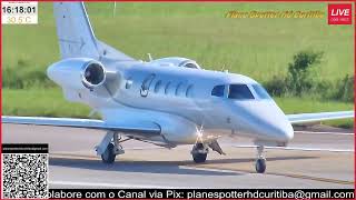 Marcelo Trentini a bordo do Phenom 300 PSAJG em decolagem direto para a Estratosfera [upl. by Laerdna]