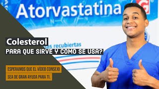 ATORVASTATINA para que sirve 💊 Medicmentos para el colesterol [upl. by Aehtorod]