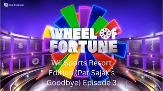 Wheel of Fortune Wii Sports Resort Edition Pat Sajaks Goodbye Episode 3 [upl. by Euqinemod]