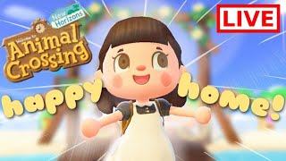 🔴 Decorating in HAPPY HOME PARADISE  Animal Crossing New Horizons [upl. by Enelra]