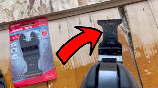 EZARC Carbide Oscillating Saw Blades Multitool Blades Quick Release for Hard Material  Review [upl. by Kenti]