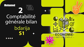 comptabilité générale bilan bdarija S1 Partie 2 [upl. by Notluf]